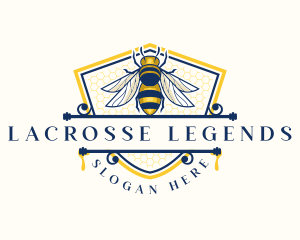 Honeybee Organic Farm logo design