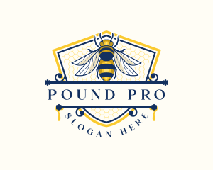 Honeybee Organic Farm logo design