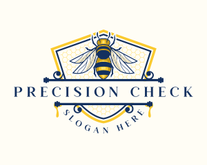 Honeybee Organic Farm logo design