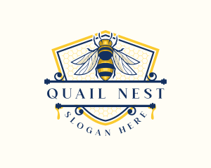 Honeybee Organic Farm logo design