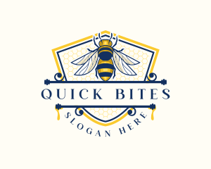 Honeybee Organic Farm logo design