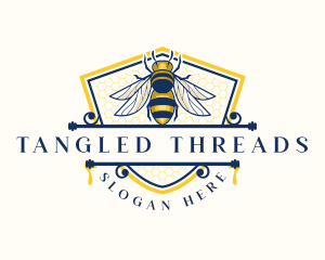 Honeybee Organic Farm logo design