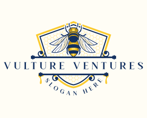 Honeybee Organic Farm logo design