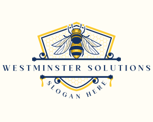 Honeybee Organic Farm logo design