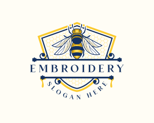 Honeybee Organic Farm logo design