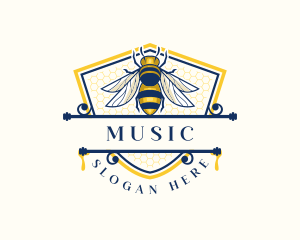 Apothecary - Honeybee Organic Farm logo design