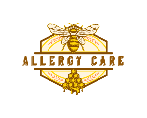 Honey Bee Insect Logo