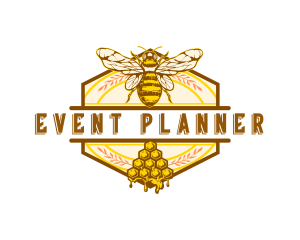 Insect - Honey Bee Insect logo design