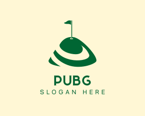 Golf Putt Hill Logo