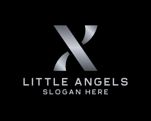 Letter X - Luxury Metal Jewelry logo design