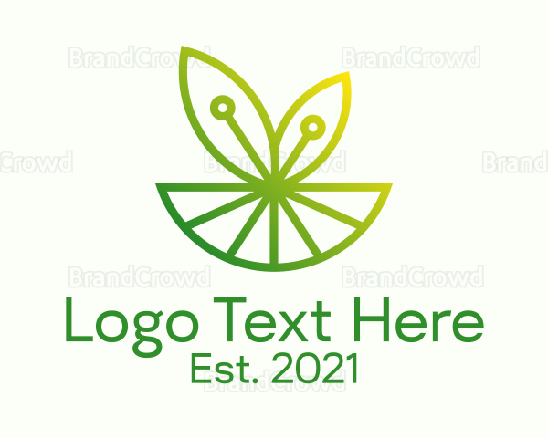 Botanical Leaf Gardening Logo