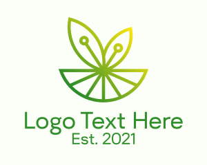 Line Art - Botanical Leaf Gardening logo design