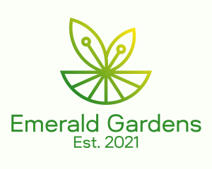 Botanical Leaf Gardening logo design