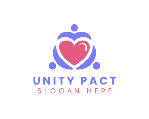 Family Heart Unity logo design