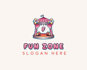 Circus Fun Party logo design