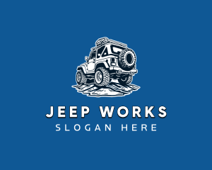 Off Road SUV Jeep logo design