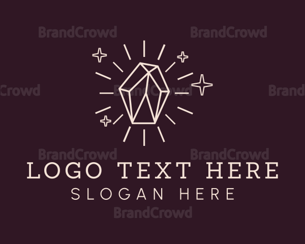 Shiny Elegant Gemstone Logo