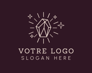 Shiny Elegant Gemstone Logo