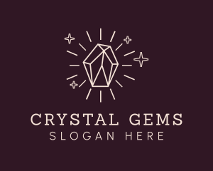 Shiny Elegant Gemstone logo design