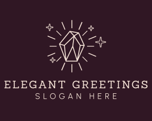 Shiny Elegant Gemstone logo design