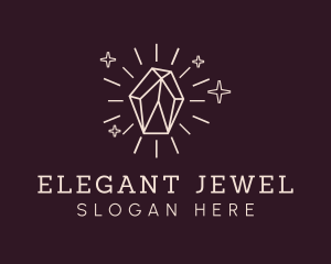 Shiny Elegant Gemstone logo design