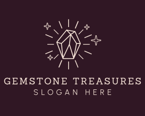 Shiny Elegant Gemstone logo design