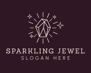 Shiny Elegant Gemstone logo design