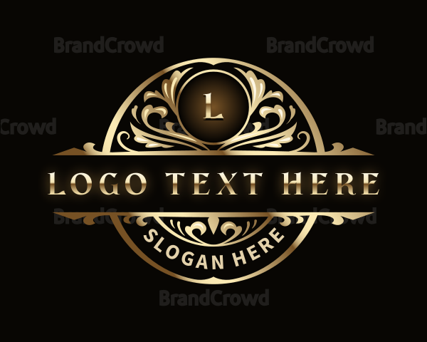 Premium Leaf Ornamental Logo