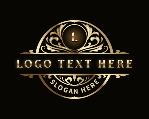 Luxury - Premium Leaf Ornamental logo design