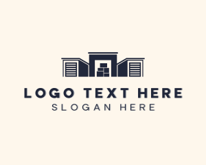 Factory - Inventory Logistics Warehouse logo design