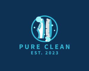 Shoe Cleaning Brush logo design