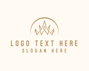 Elegant - Elegant Finance Crown logo design