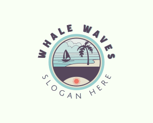 Seaside Beach Resort logo design