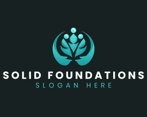 Social - People Support Foundation logo design