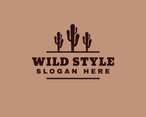 Generic Western Cactus logo design