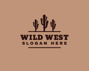 Generic Western Cactus logo design