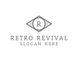 Retro - Vintage Retro Diamond Agency logo design