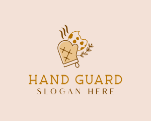 Glove - Cookie Baking Oven Mitts logo design