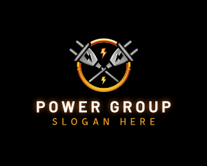 Electric Power Plug Logo