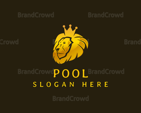 King Crown Lion Logo