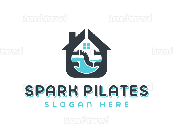 House Plumbing Repair Logo