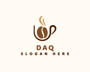 Coffee Bean Cup Logo