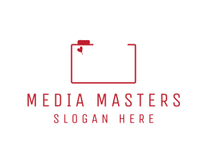 Media - Heart Camera Media logo design