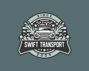 Transport - Car Wash Transport logo design