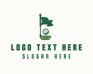 Golfing - Golf Tournament Caddie logo design