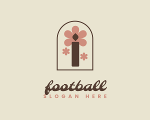 Crafty Floral Candle Logo