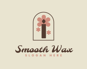 Crafty Floral Candle logo design