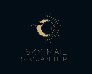 Mystical Moon Sun logo design