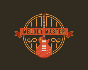 Musician - Rockstar Musician Guitar logo design