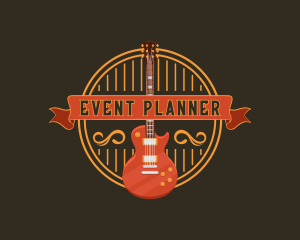 Musical Instrument - Rockstar Musician Guitar logo design